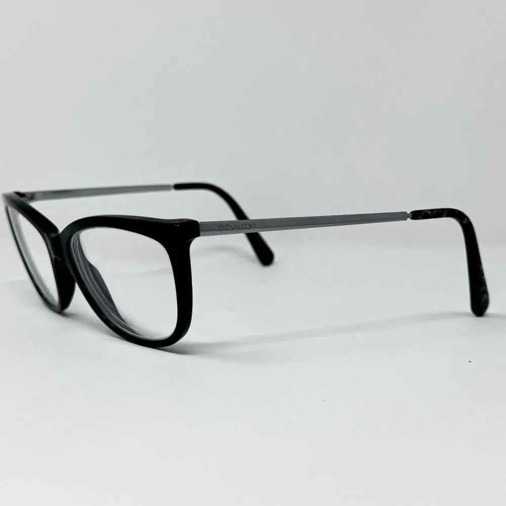 Coach HC6124 5002 Solid Black Eyeglass Frames 53-17-140